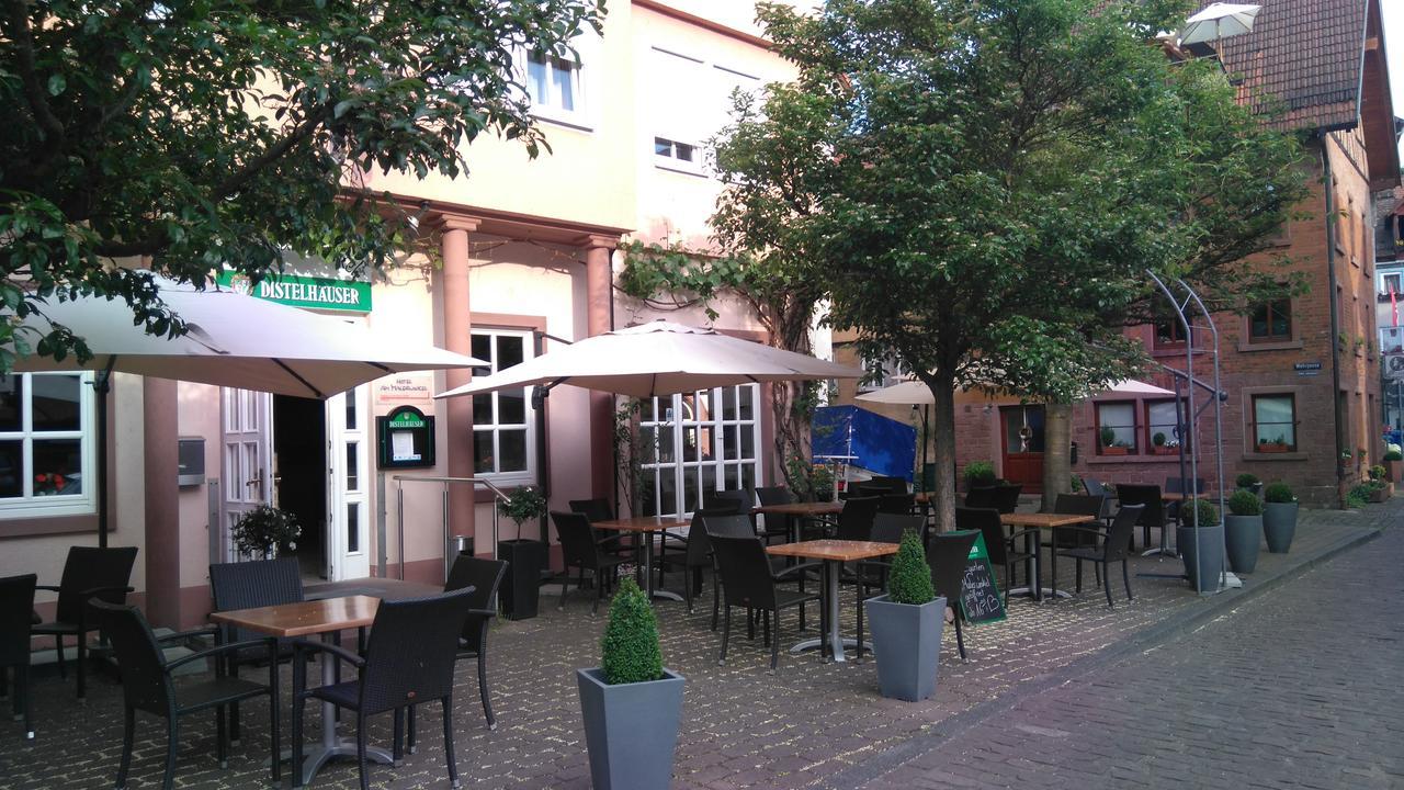 Hotel Loewensteiner Hof Haus Am Neuplatz Wertheim Esterno foto